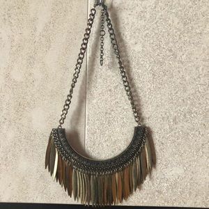 Urban Outfitters Statement Fringe Necklace